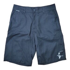 Y2K Metal Mulisha Pinstripe Men's Shorts
